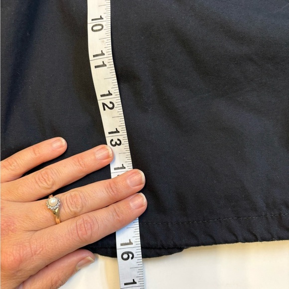 H&M Black sleeveless muscle crop tee top blouse pull strings zip back size XXS - Picture 5 of 7